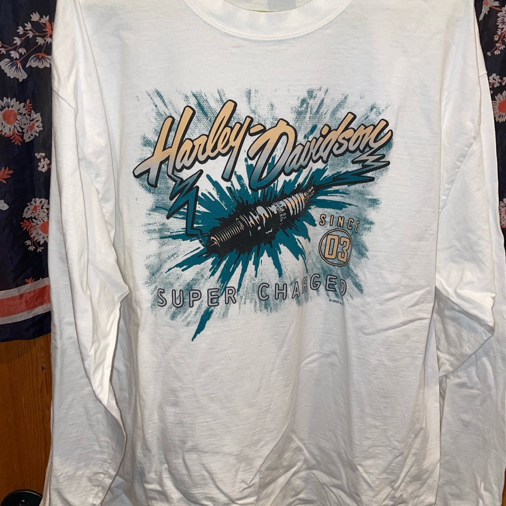 Harley-Davidson Cream Graphic Tee